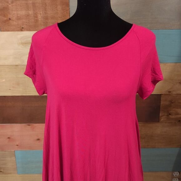 Small fuchsia super soft Old Navy dress - Picture 2 of 5